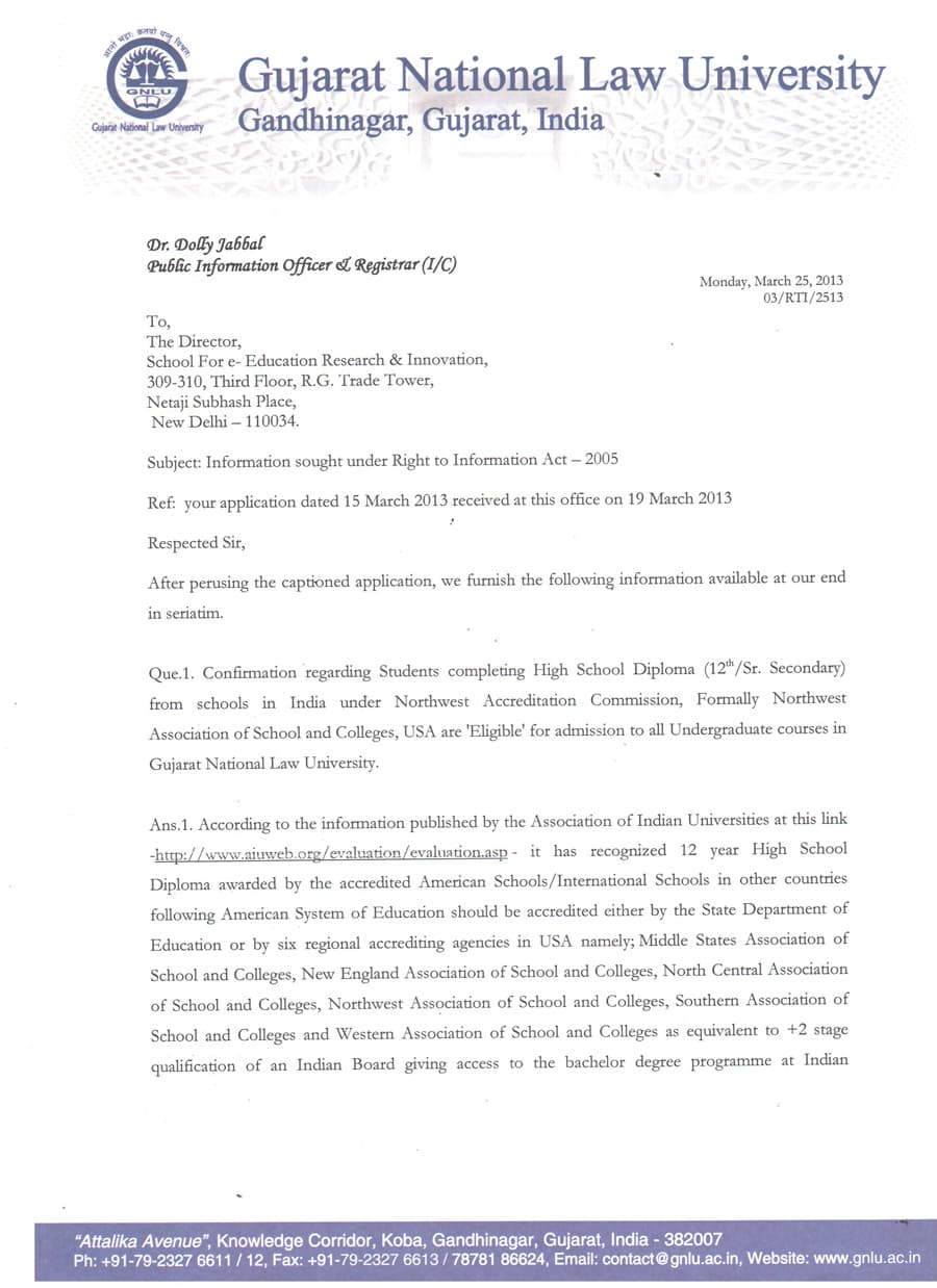 GUJARAT NATIONAL LAW UNIVERSITY PAGE 1