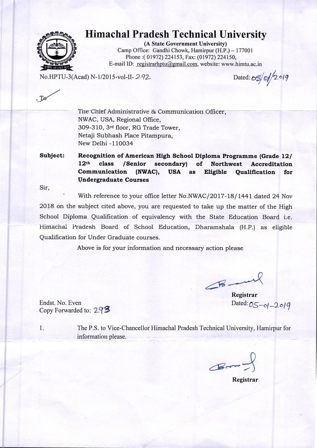 HIMACHAL PRADESH TECHNICAL UNIVERSITY