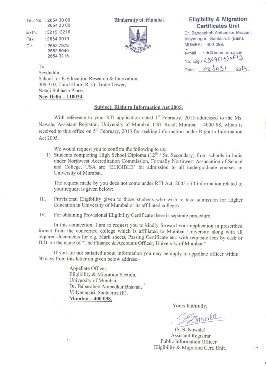 UNIVERSITY OF MUMBAI PAGE 2