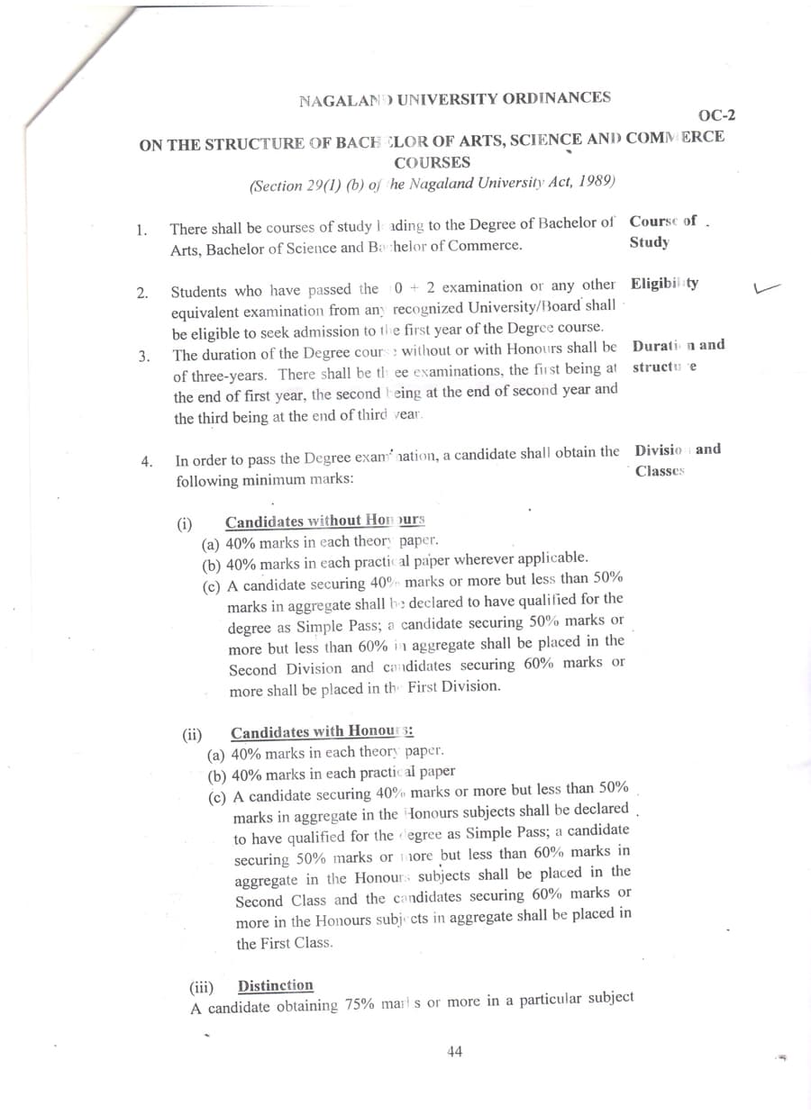 NAGALAND UNIVERSITY PAGE 3