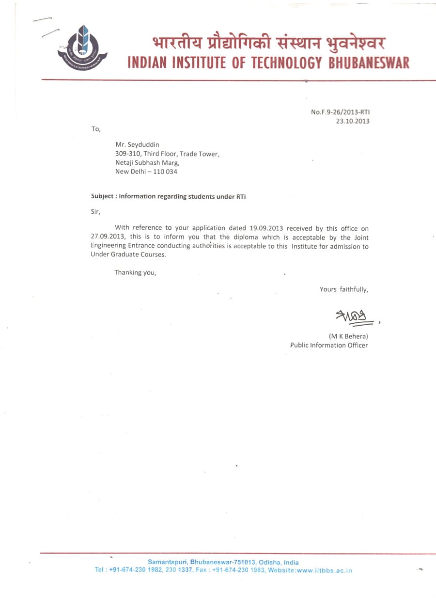 INDIAN INSTITUTE OF TECHNOLOGY BHUBANESWAR