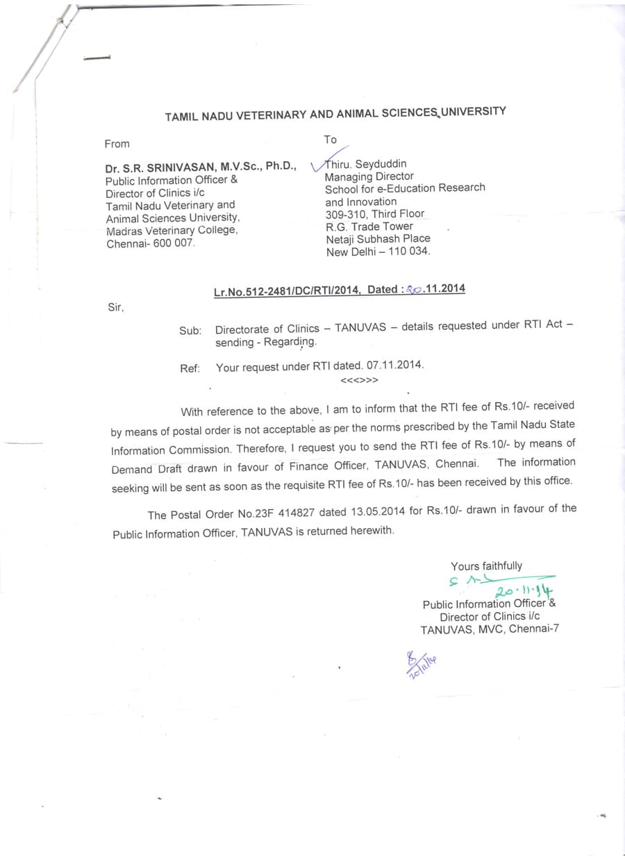 TAMIL NADU VETERINARY AND ANIMAL SCIENCES UNIVERSITY PAGE 3