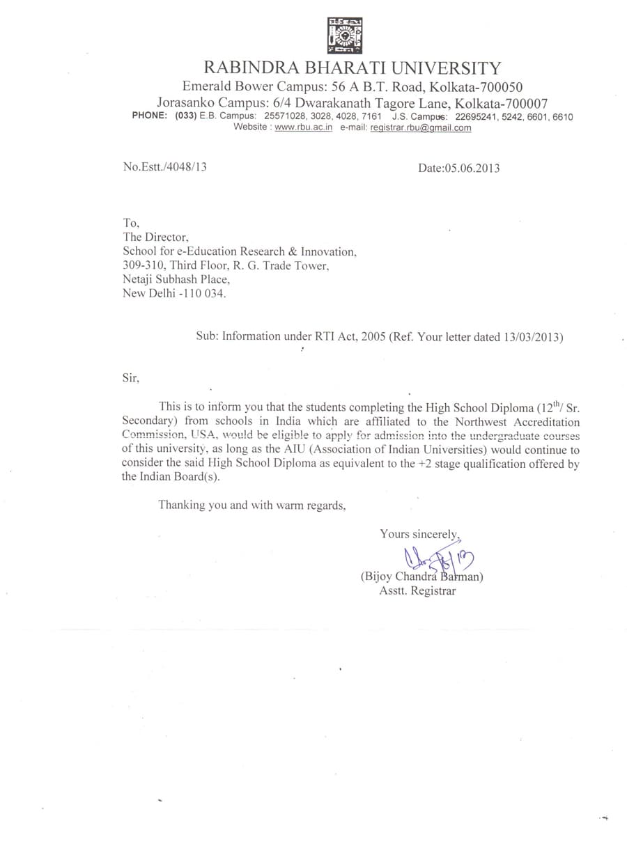 RABINDRA BHARATI UNIVERSITY